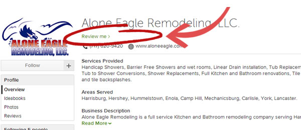 Houzz Reviews For Alone Eagle Remodeling